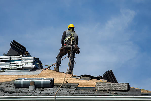 Professional Metal Roofing technician working in Ozone Park, NY